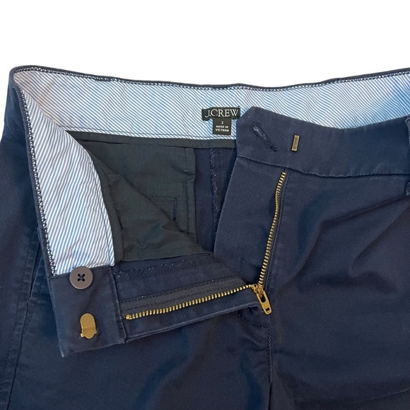 J. Crew Navy Chino Shorts Women’s Size 2 Classic Reimagined Essential - Picture 3 of 6